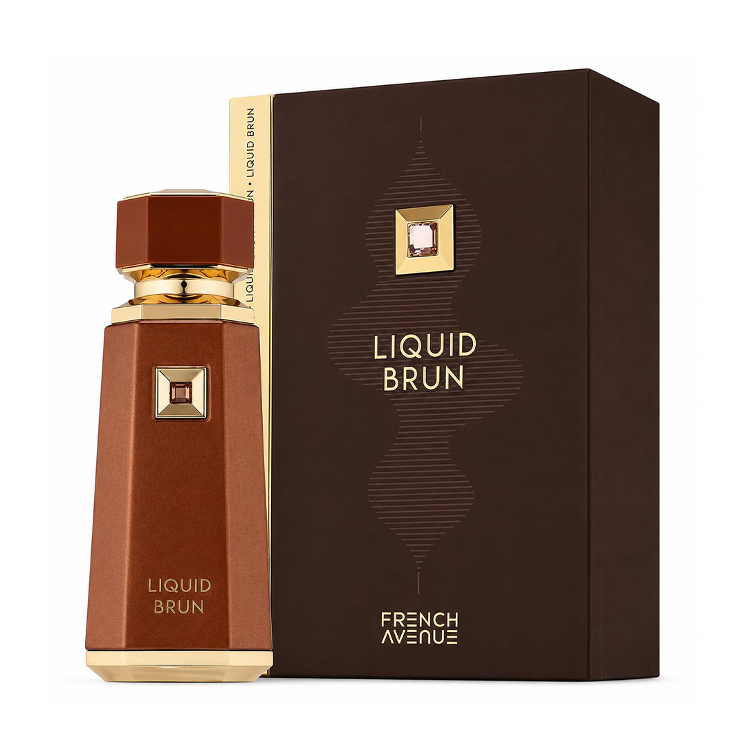 French Avenue Liquid Brun Eau de Parfum for Men Warm Woody Fragrance 100ml