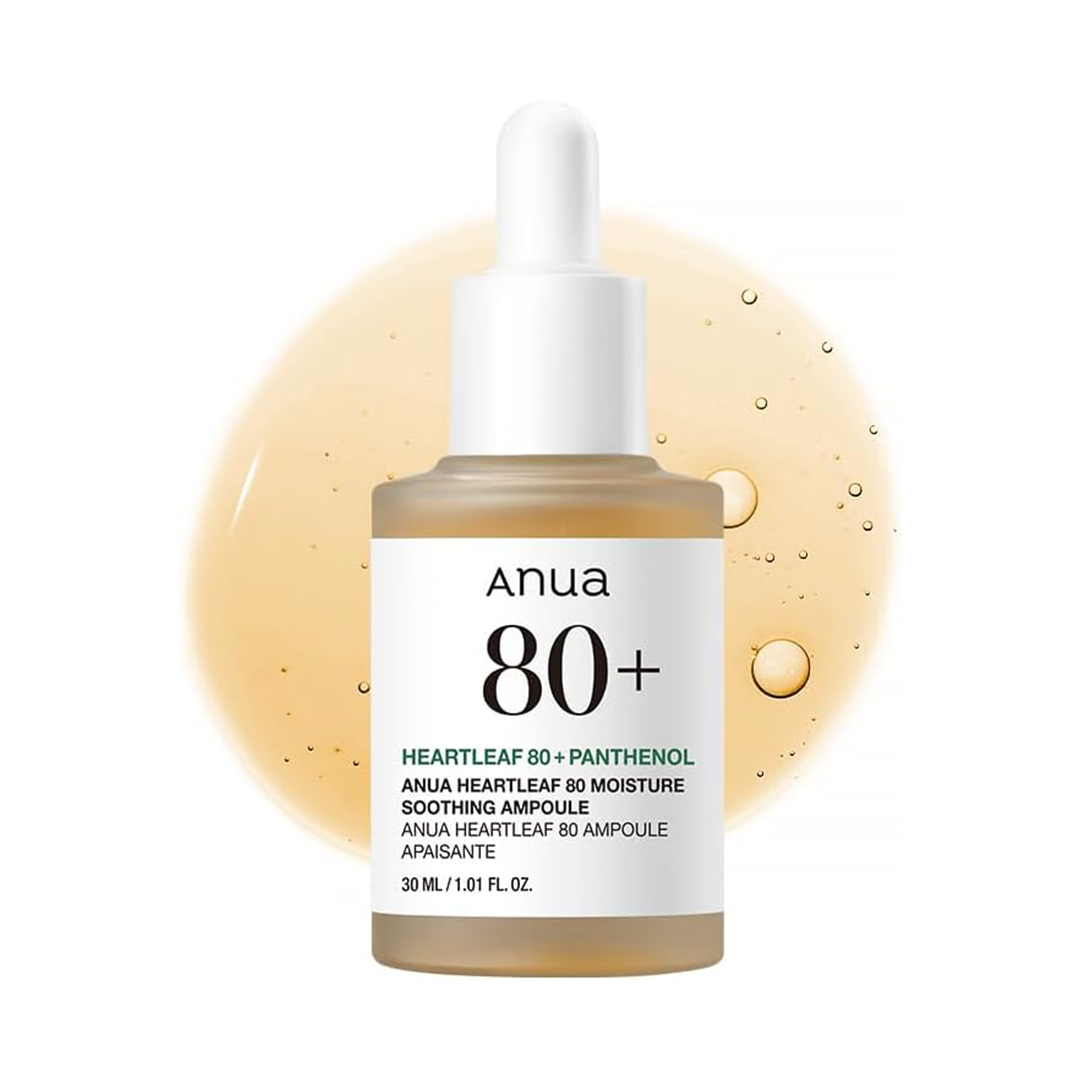 ANUA Heartleaf 80+ Panthenol Moisture Soothing Ampoule (30ml)