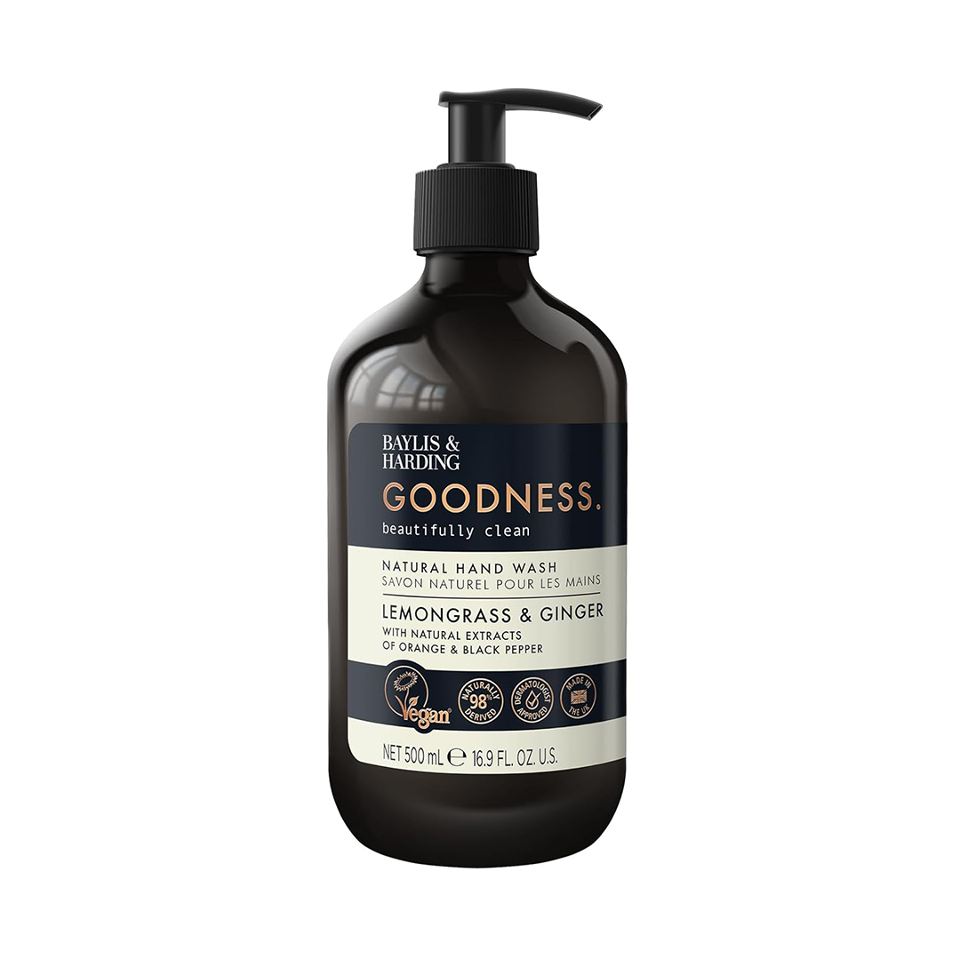 Baylis & Harding Goodness Hand Wash ƒ?? Lemongrass & Ginger, Vegan 500ml