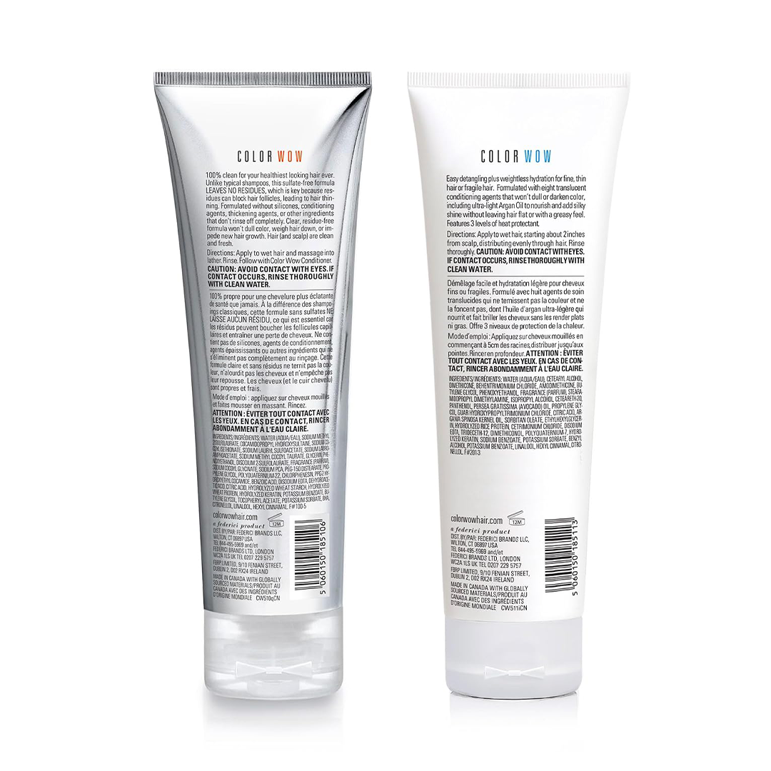 Title: Color WOW Color Security Shampoo & Conditioner Duo – 2 × 250 ml / 8.4 fl oz