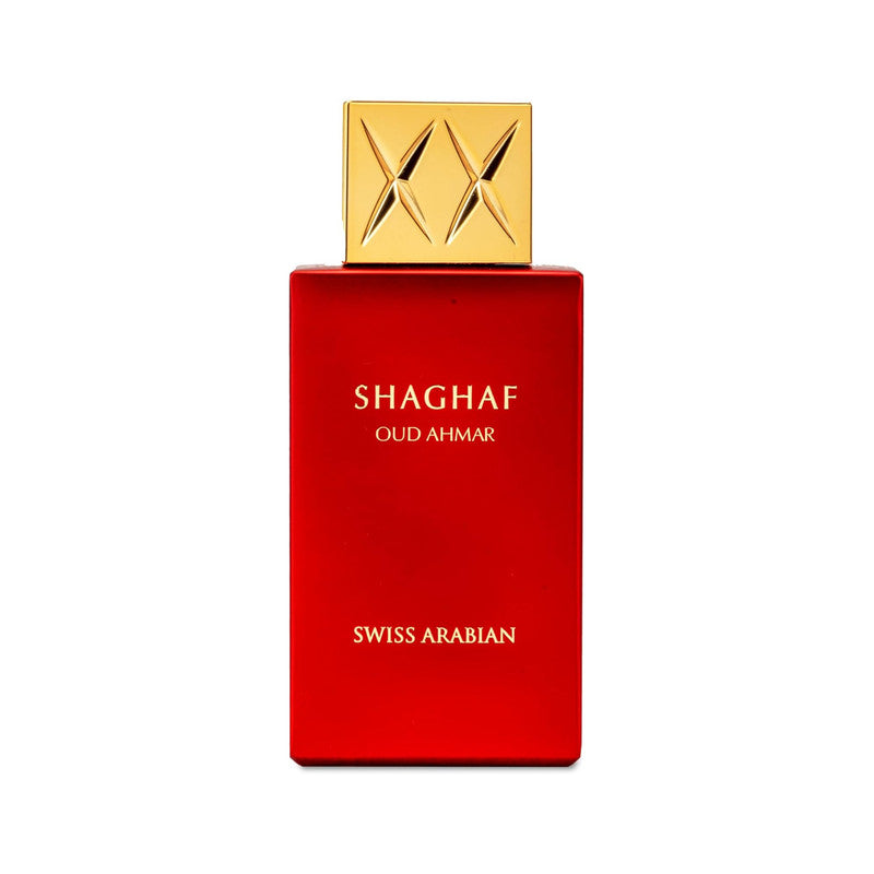 Swiss Arabian Shaghaf Oud Ahmar Eau de Parfum – Fruity Floral Amber Unisex Fragrance 75ml