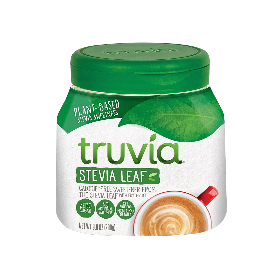 Truvia Original Calorie-Free Sweetener from the Stevia Leaf Spoonable 9.8 oz Jar (280g).