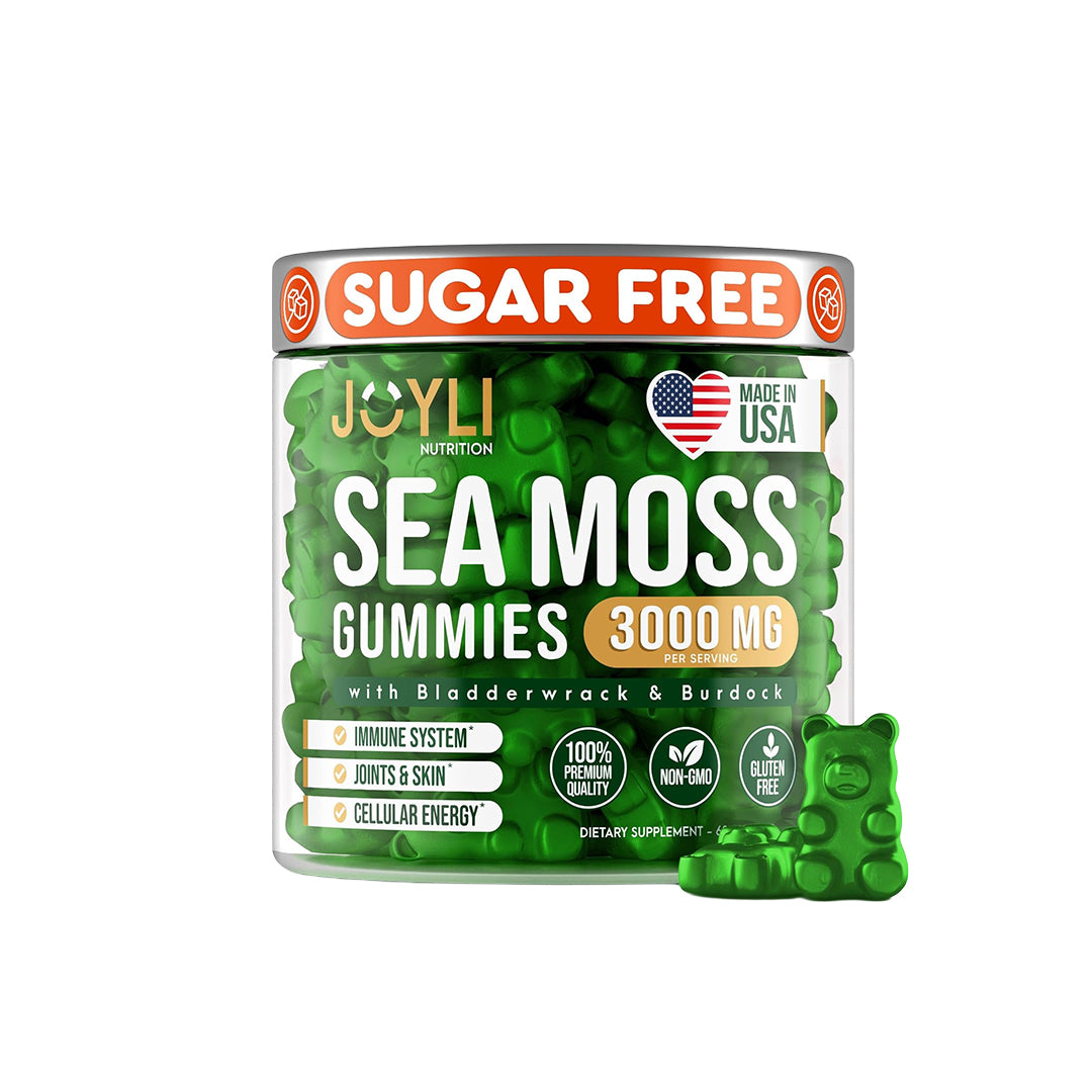 Sea Moss Gummies - Irish Seamoss Gummies for Adults & Kids - Advanced Superfood Supplement with Natural & Organic Sea Moss Gel, Bladderwrack &...