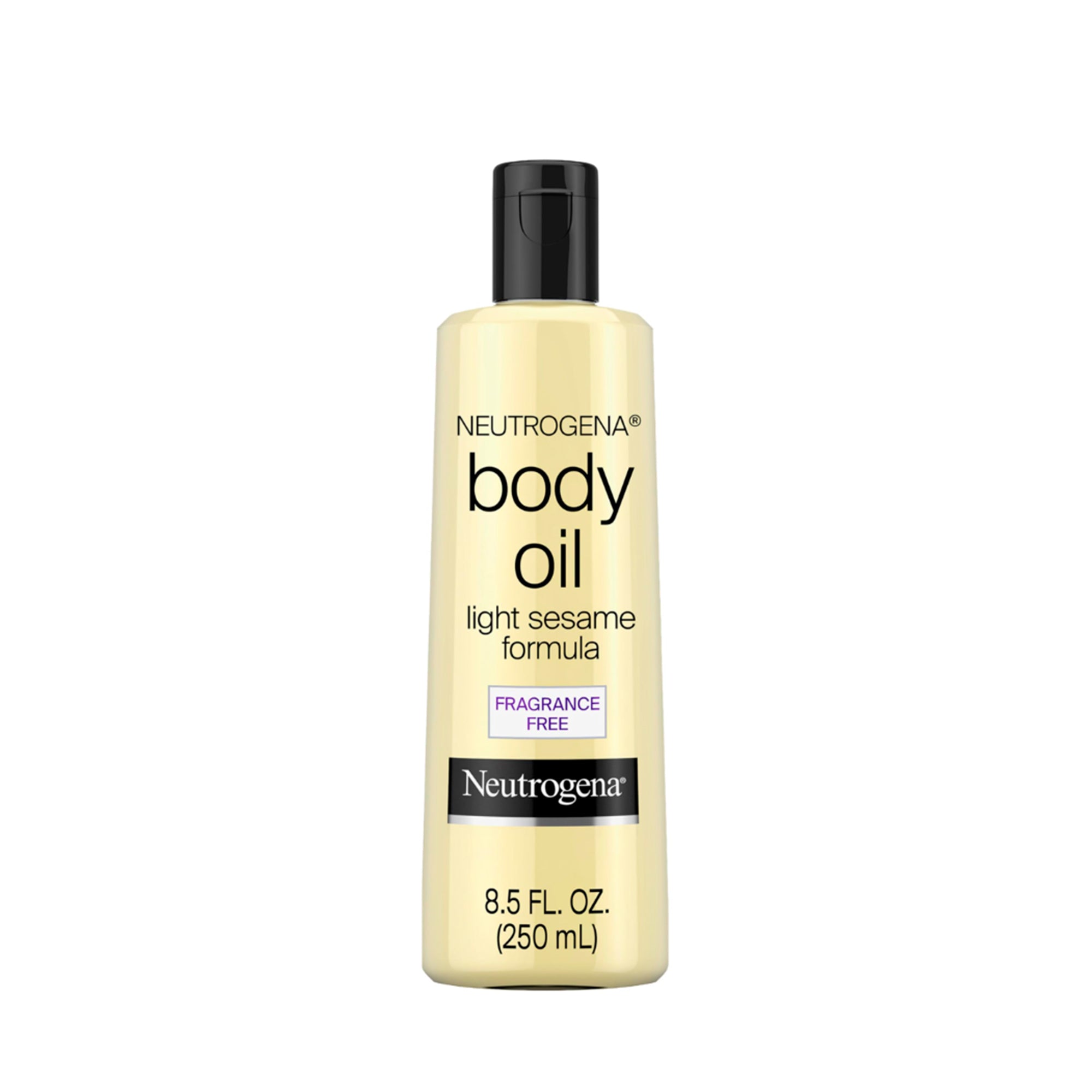 Neutrogena Body Oil – Fragrance-Free Light Sesame Oil Formula for Dry Skin Moisturizing & Hydration (250ml)