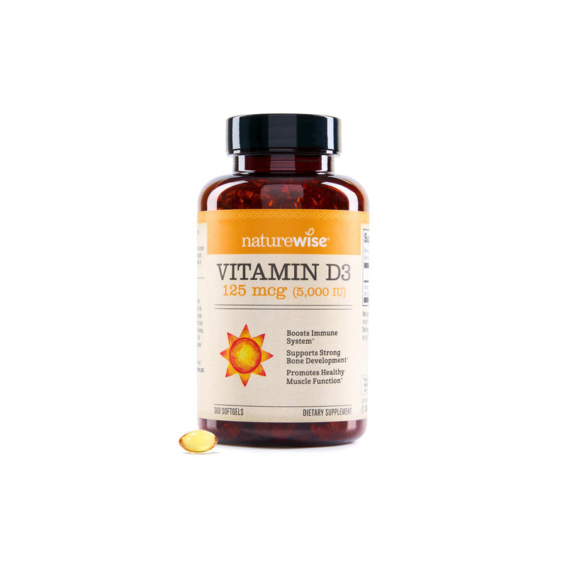NatureWise Vitamin D3 5000IU Softgels