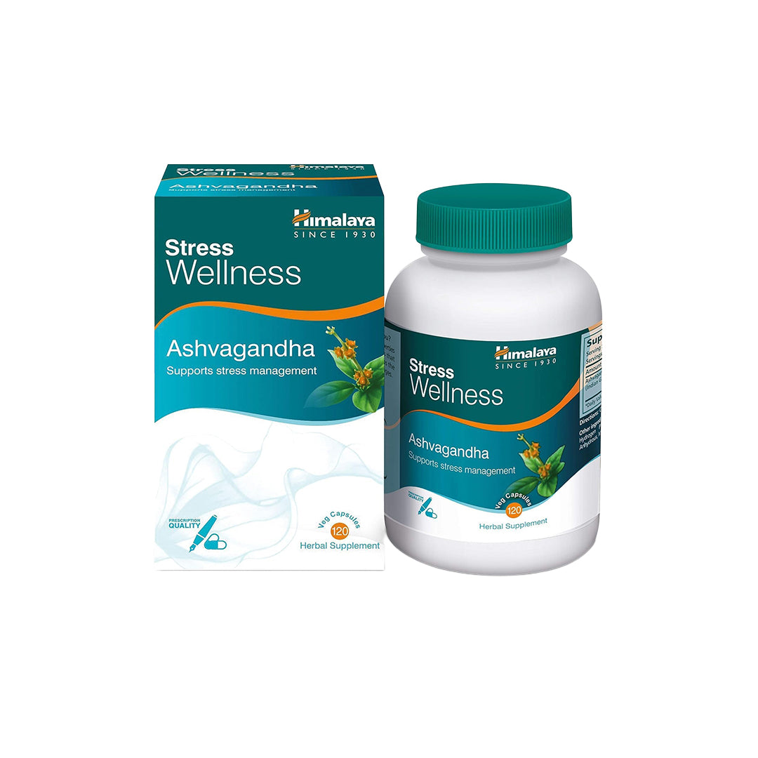 Himalaya Ashvagandha 120 Veg Caps; Natural Stress Relief; Indian Ginseng; Value Pack of 120's