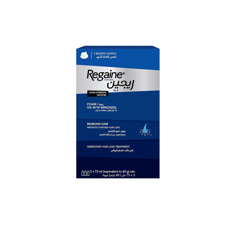 Regaine Men 5% Minoxidil Foam Triple Pack 60g