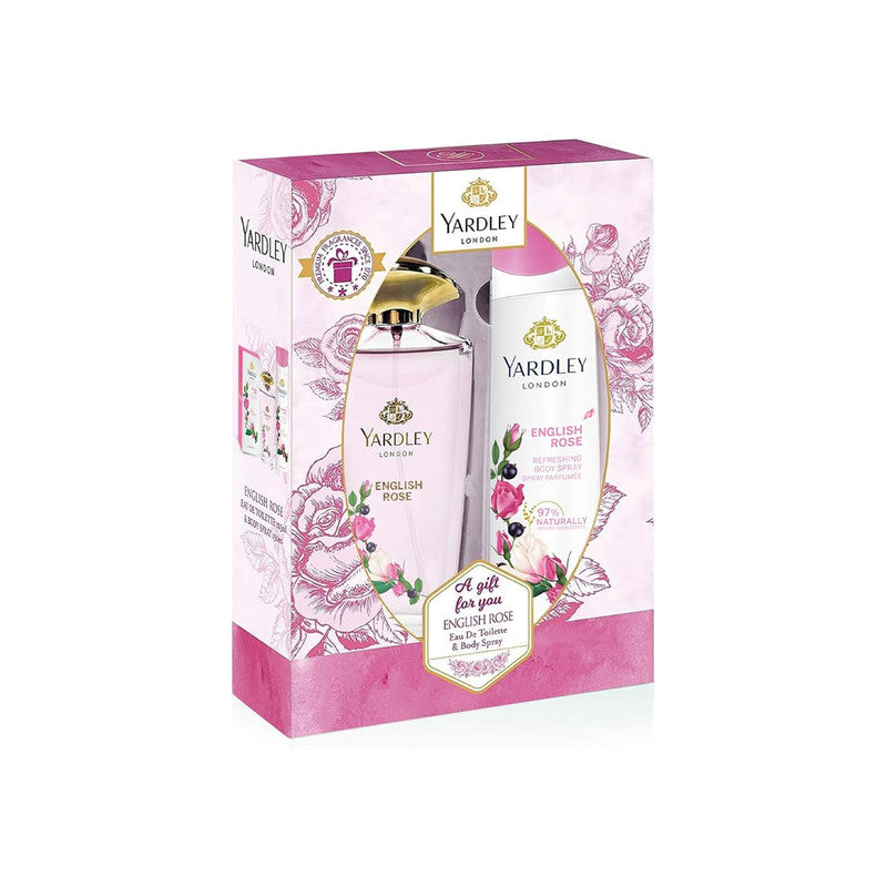 Yardley English Rose Perfumed Gift Set ƒ?? Enchanting & Timeless Floral Collection