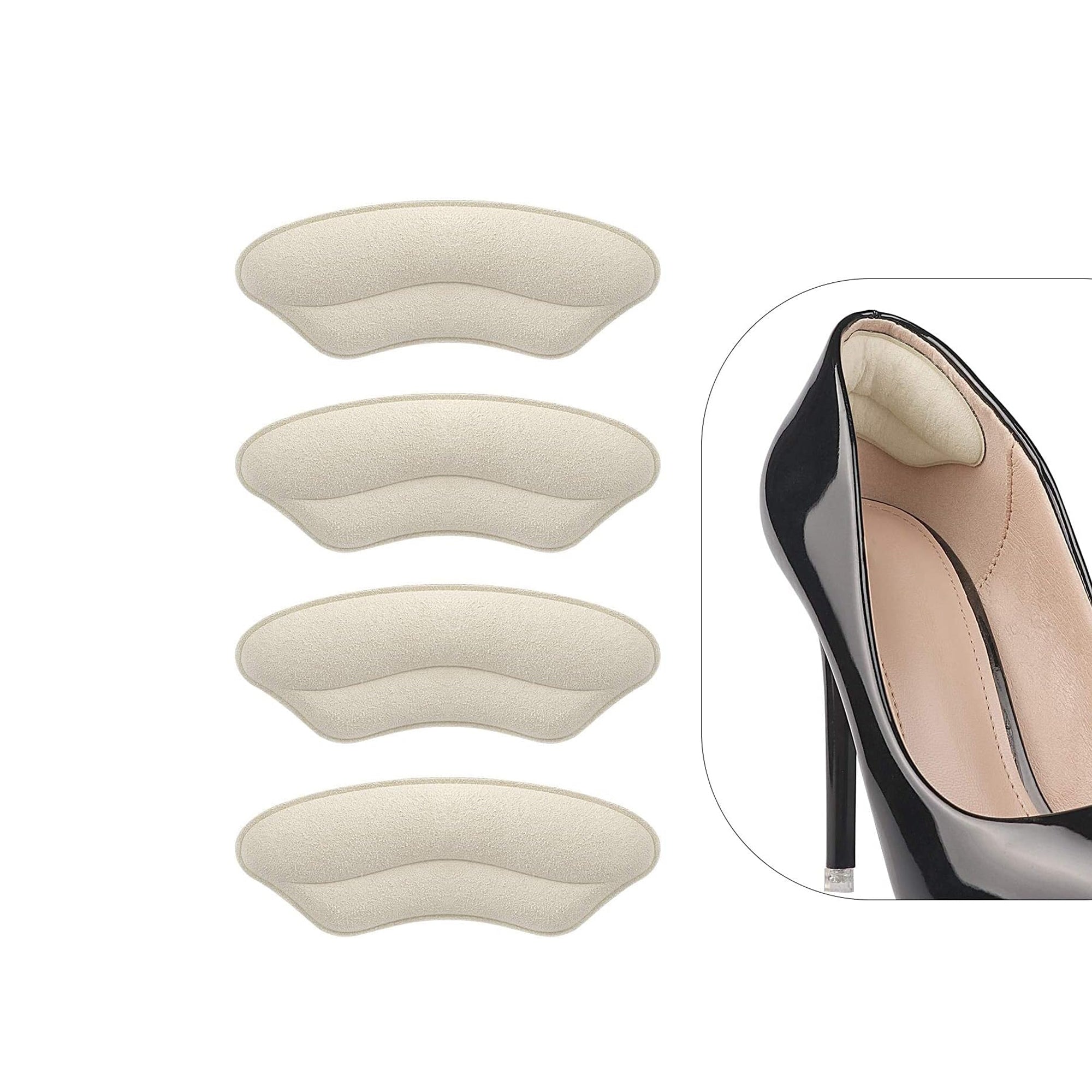 Heel Grips Liner Cushions ƒ?? Anti-Slip Heel Pads for Loose Shoes (4 Pairs)