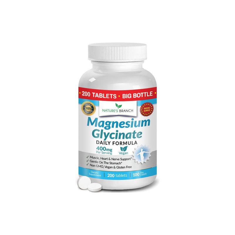 Magnesium Glycinate 400mg Tablets