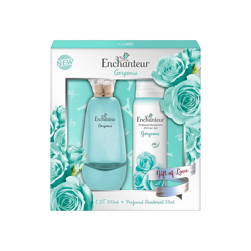 Enchanteur Gorgeous Giftpack (175ml) The "Gift of Love" Fragrance Duo