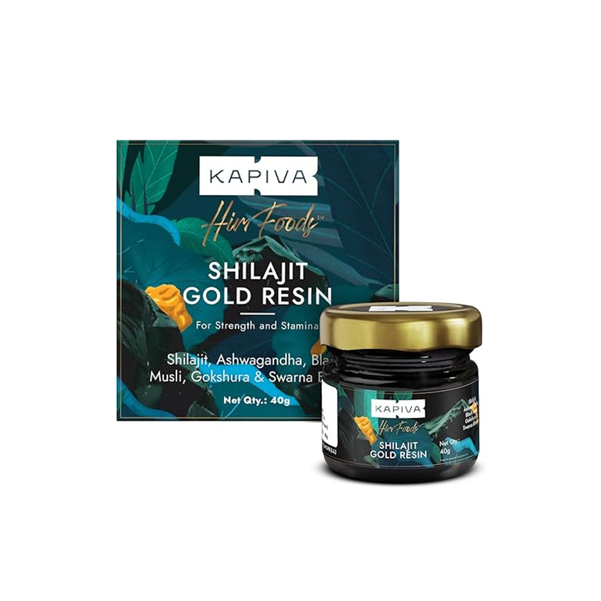 Kapiva Shilajit Gold Resin 40g ƒ?? Ayurvedic Stamina & Energy Support
