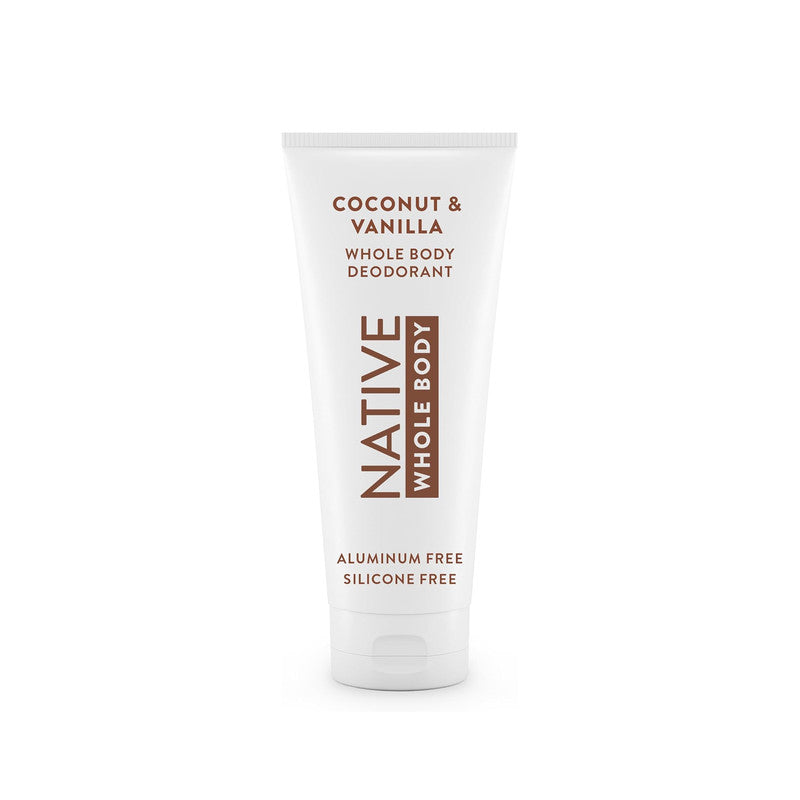 Native Whole Body Deodorant Cream (Coconut & Vanilla) ƒ?? 72-Hour Aluminum-Free Protection