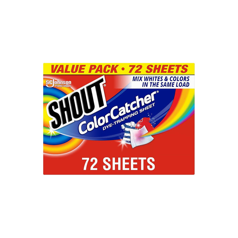 Shout Color Catcher Sheets (72 Count) ƒ?? The Ultimate "Mixed Load" Laundry Essential