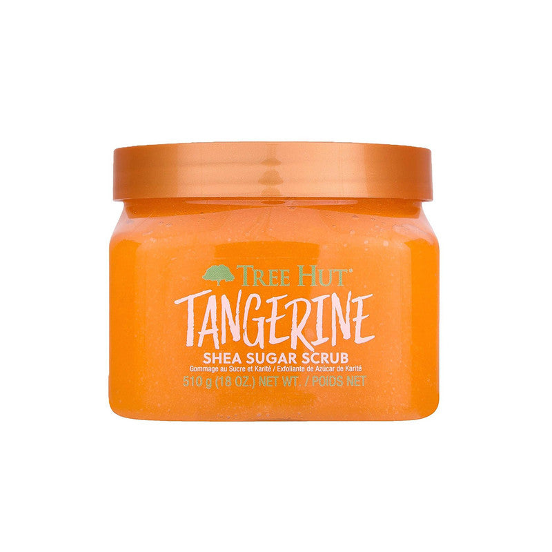 Tree Hut Tangerine Shea Sugar Scrub | 510g | Exfoliating & Nourishing | Brightening Vitamin C & Salicylic Acid | Paraben-Free & Vegan