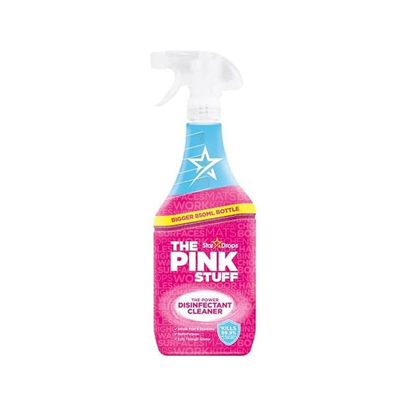 The Pink Stuff Power Disinfectant Cleaner (850ml) – The "Germ-Busting" Multi-Purpose Spray