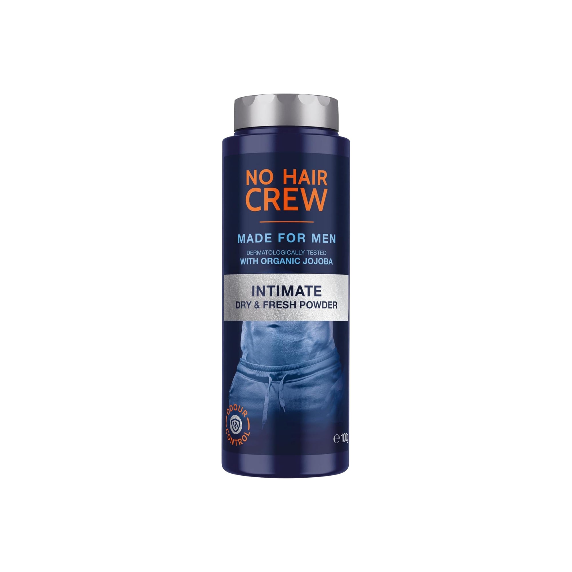 NO HAIR CREW Dry & Fresh Intimate Powder ƒ?? Talc-Free Body Powder for Men, 100g