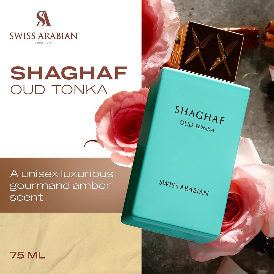 Swiss Arabian Shaghaf Oud Tonka (75ml) Opulent Gourmand Amber Unisex EDP