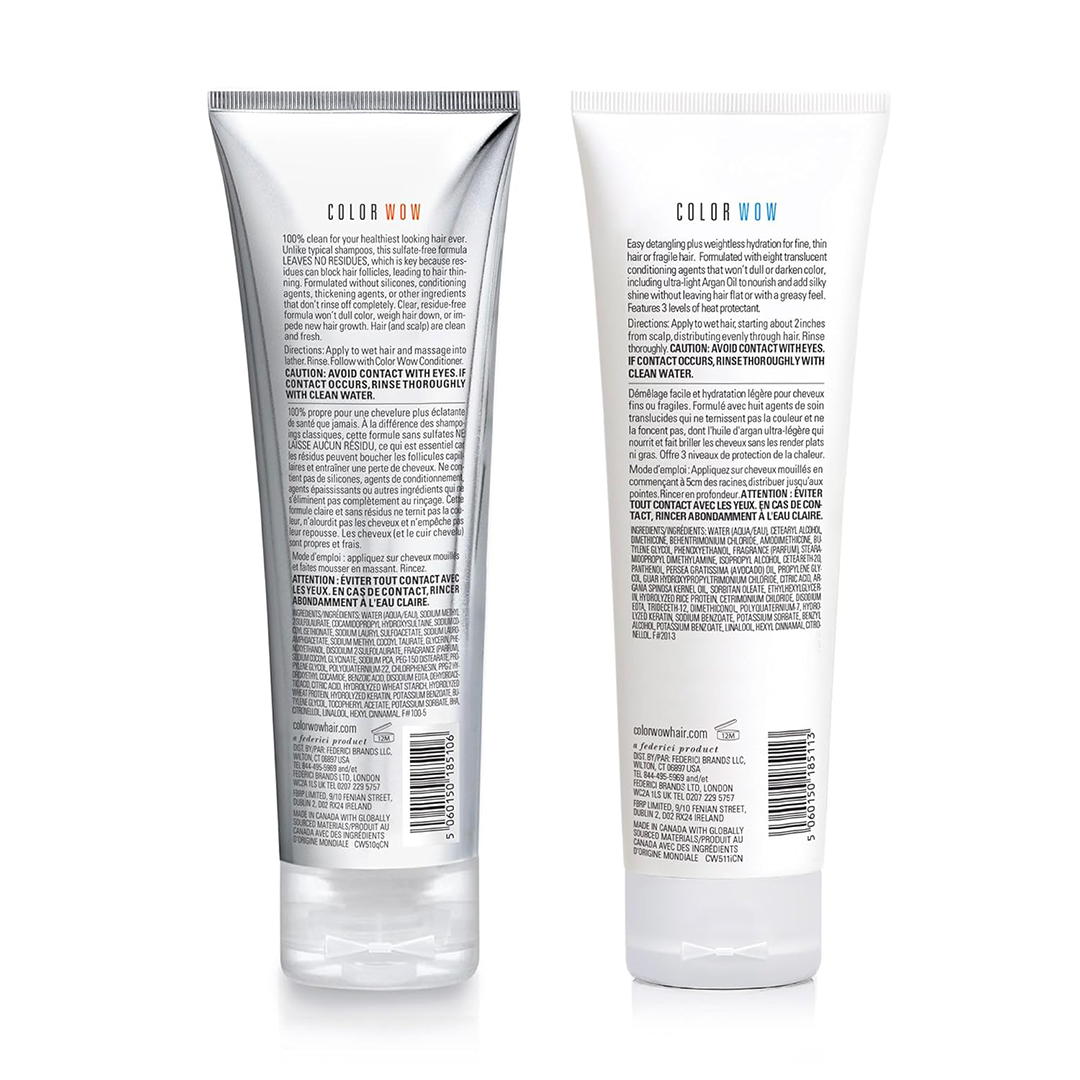 Color WOW Color Security Shampoo & Conditioner Duo (2 ?? 250 ml / 8.4 fl. oz.)