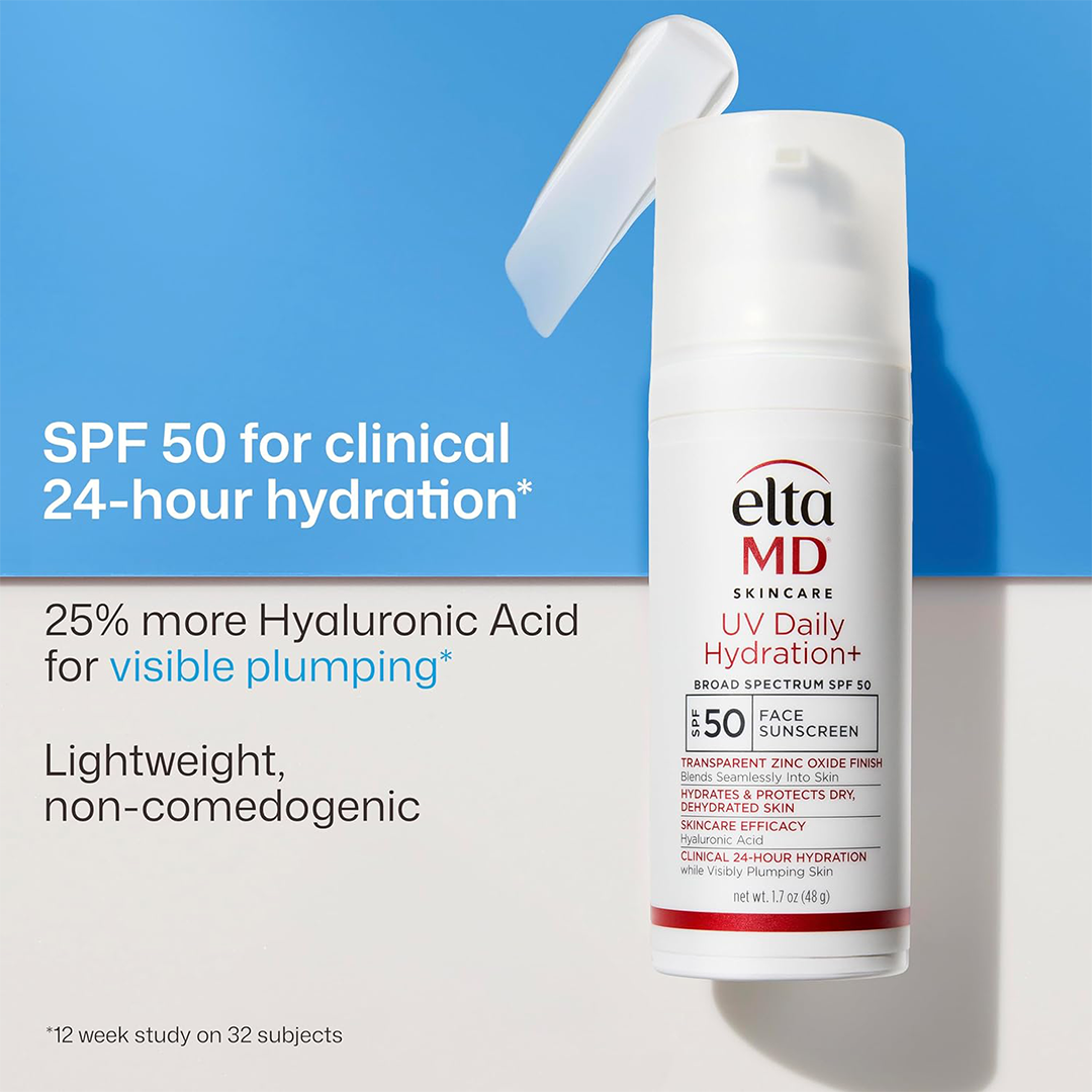EltaMD UV Daily Face Sunscreen SPF Moisturizer Zinc Oxide, Hydrating Daily Sunscreen