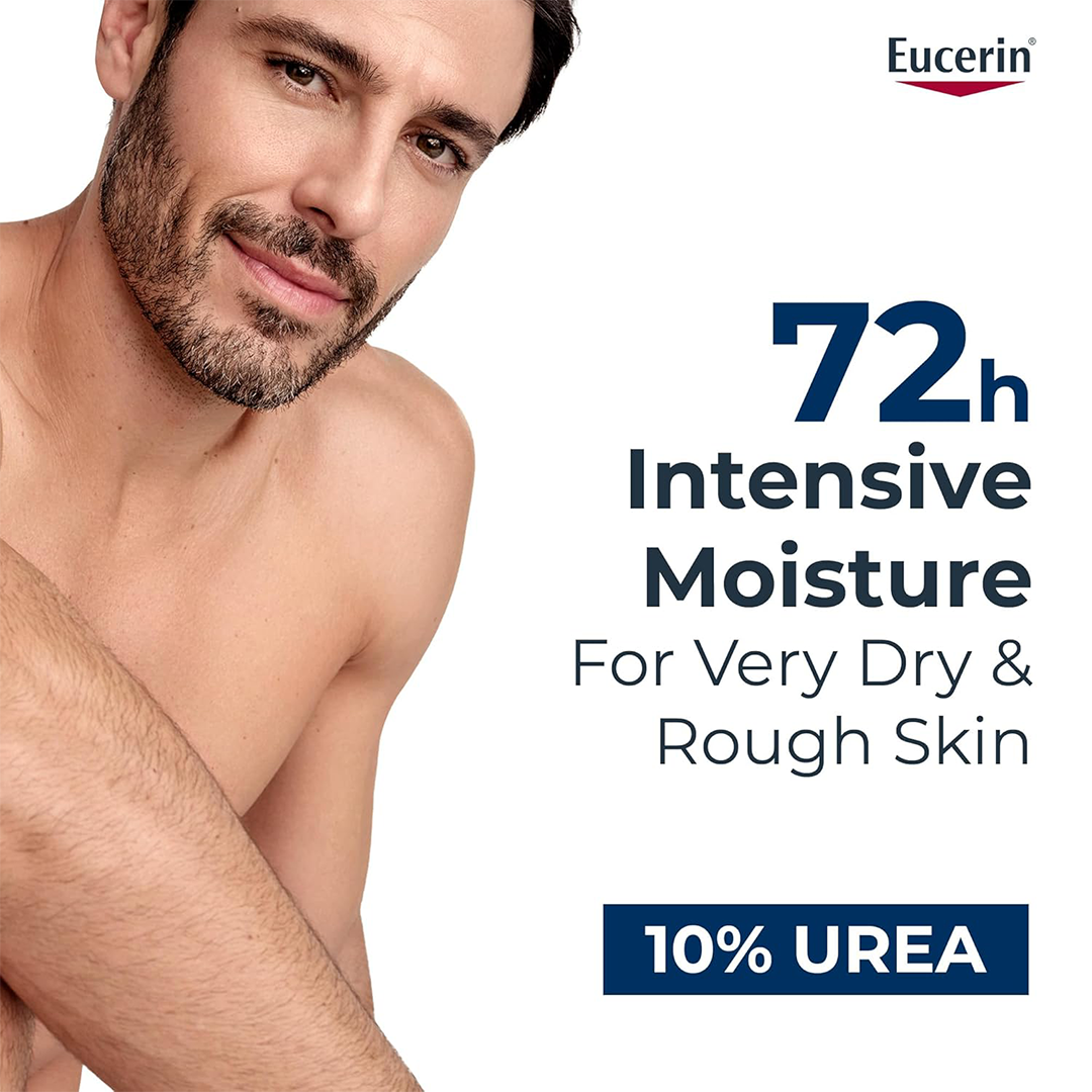 Eucerin UreaRepair Plus 10% Urea Body Lotion with Ceramide, Immediate 48-Hour Relief for Dry Skin, Daily Body Moisturizer for Dehydrated Skin, Suitable for Mature & Diabetic Skin, 250ml