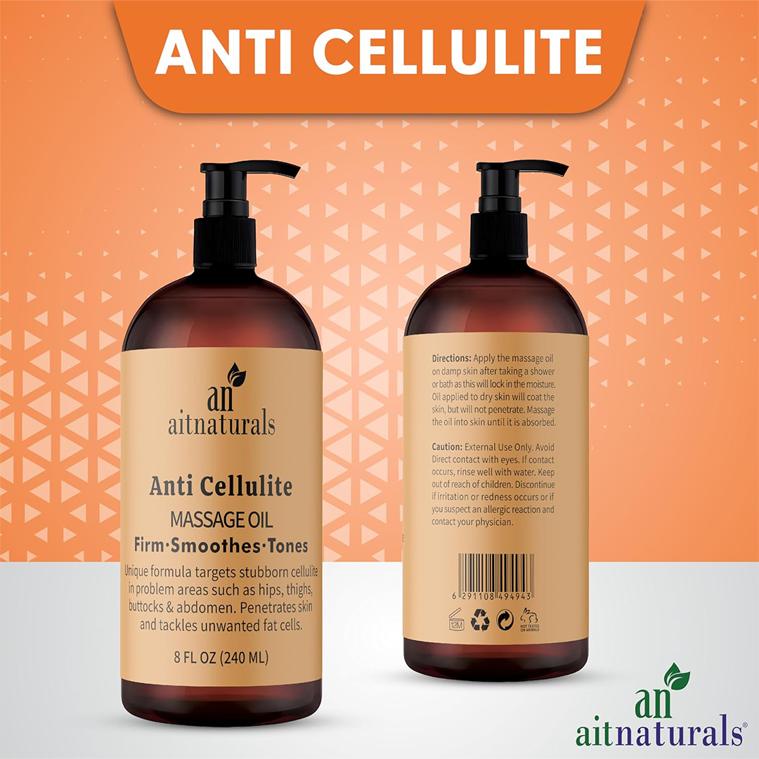 Aitnaturals ƒ?? Anti-Cellulite Massage Oil (240ml)