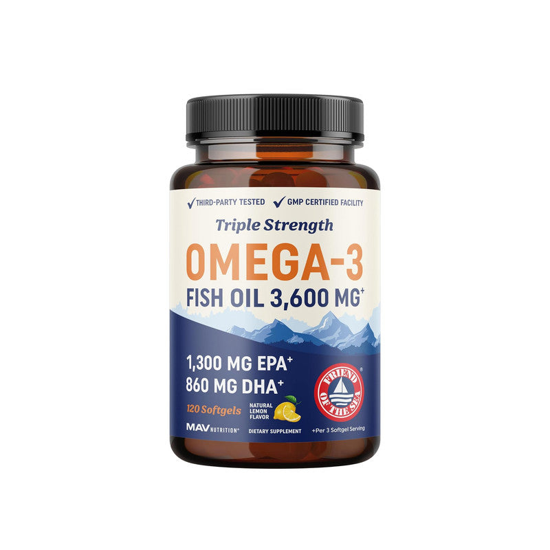 Triple Strength Omega 3 Fish Oil