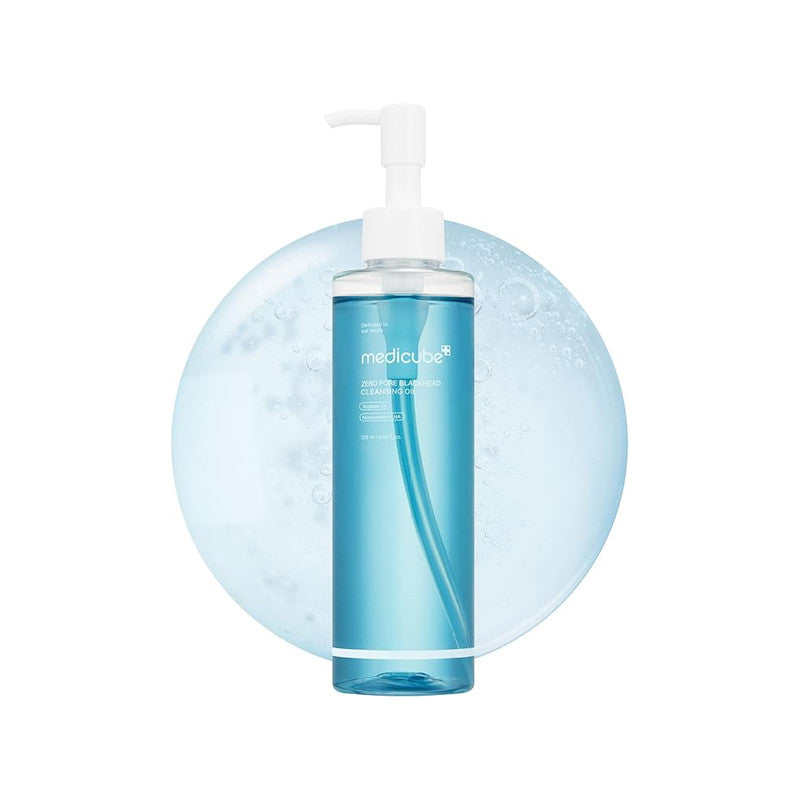 Medicube Zero Pore Blackhead Cleansing Oil (205ml) – The "Pore-Vacuum" Makeup Remover