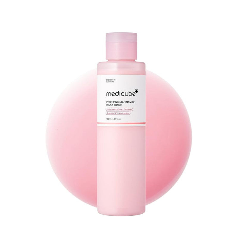 Medicube PDRN Pink Niacinamide Milky Toner (150ml) – The "Liquid Glass" Barrier Booster