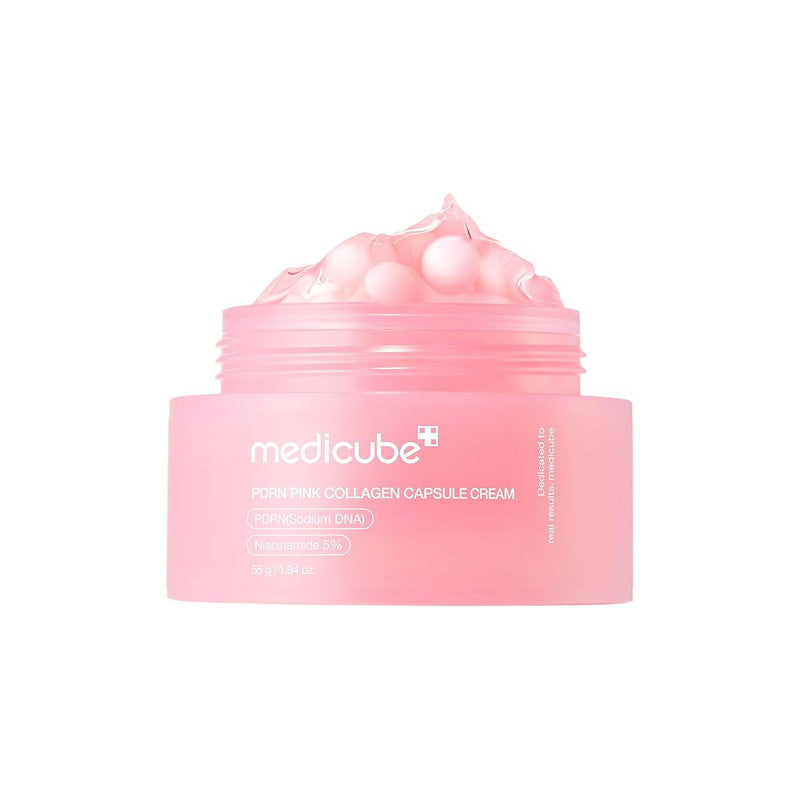 Medicube PDRN Pink Collagen Capsule Cream (50ml) The "High-Performance" Barrier Sculptor