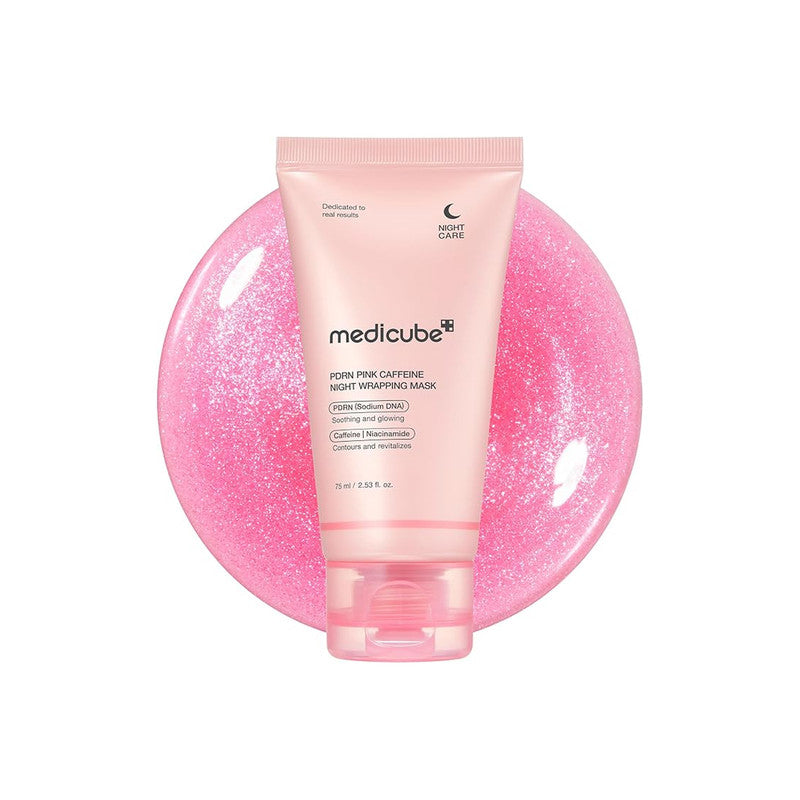 Medicube PDRN Caffeine Overnight Wrapping Mask The "Contour-Sculpting" Sleep Treatment
