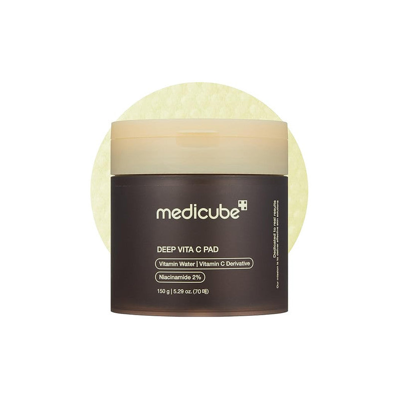 Medicube Deep Vita C Facial Pads (70 Sheets) – The "Brightening Boost" Resurfacer