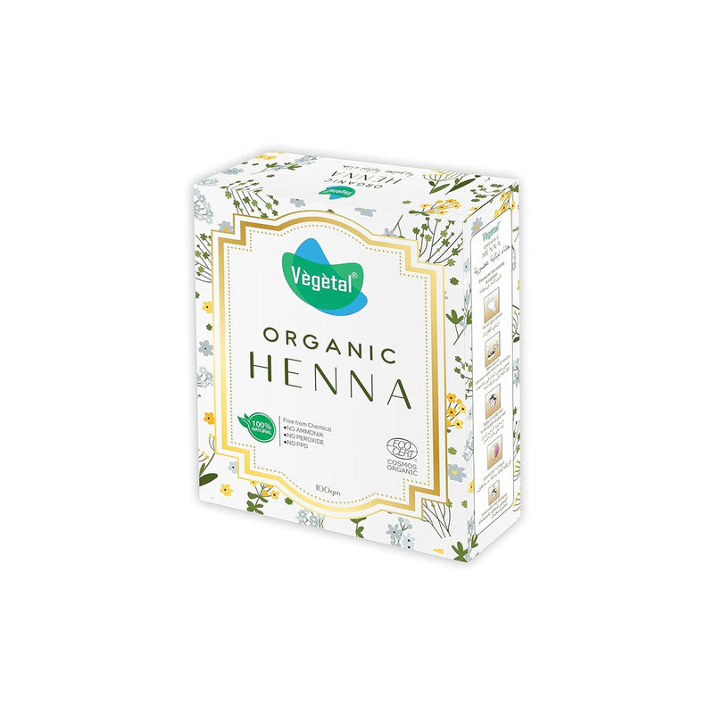 Vegetal Certified Organic & Herbal Henna (100g) – The "Bio-Shield" Hair Color