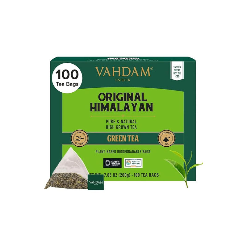 VAHDAM Original Himalayan Green Tea ƒ?? The "High-Altitude" Wellness Steep