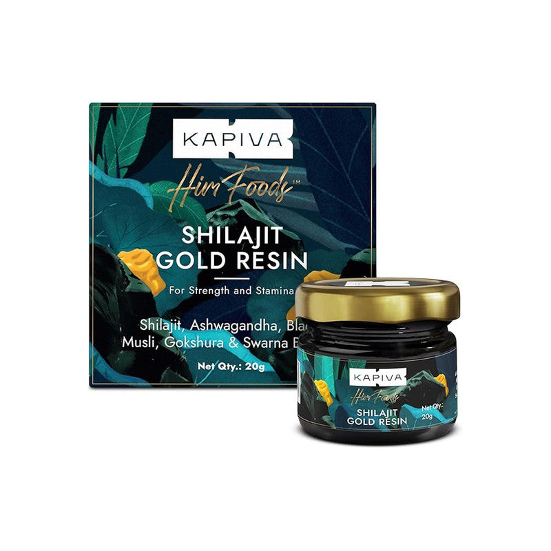 Kapiva Shilajit Gold Resin (20g) ƒ?? The "Alchemical" Stamina & Growth Catalyst