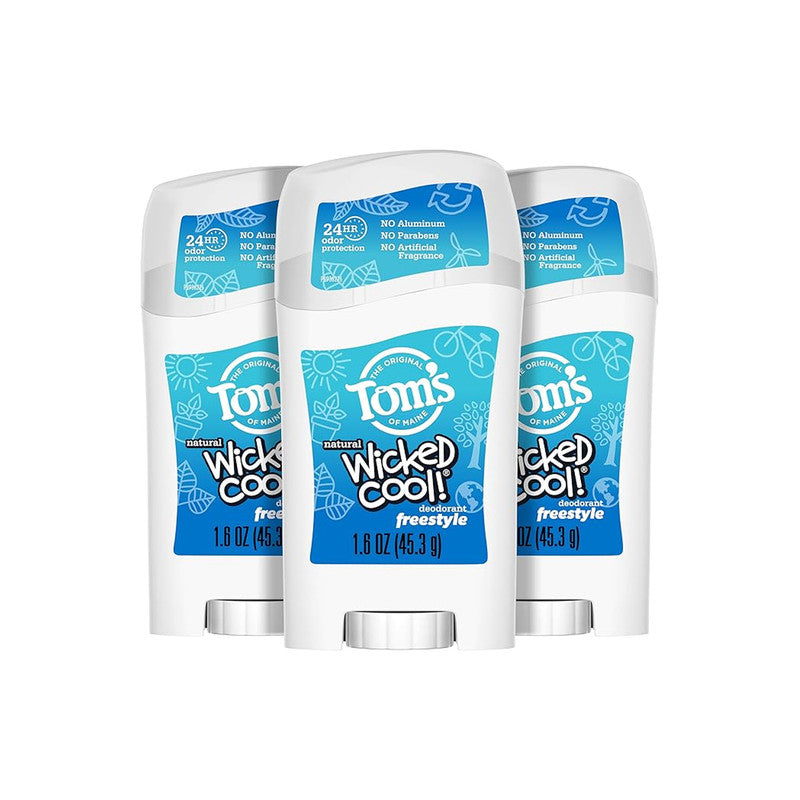 Tomƒ??s of Maine Wicked Cool! Natural Deodorant (3-Pack) ƒ?? The "Safe Start" Freshness