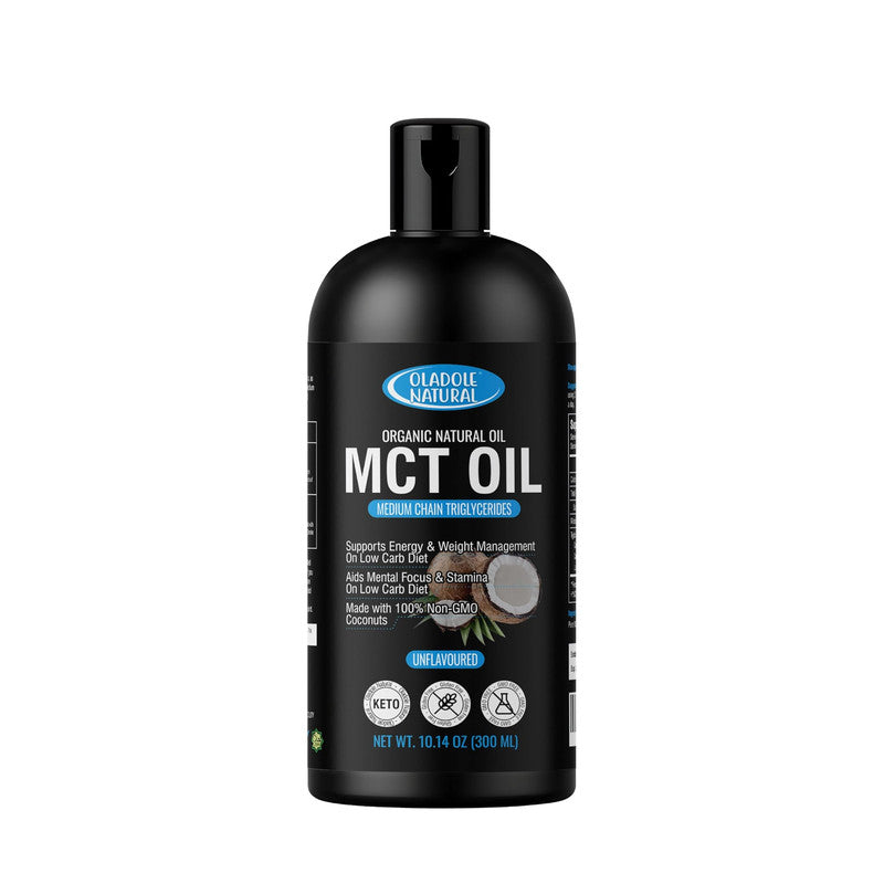 Oladole Natural Organic MCT Oil (300ml) ƒ?? The "Instant Energy" Metabolic Fuel