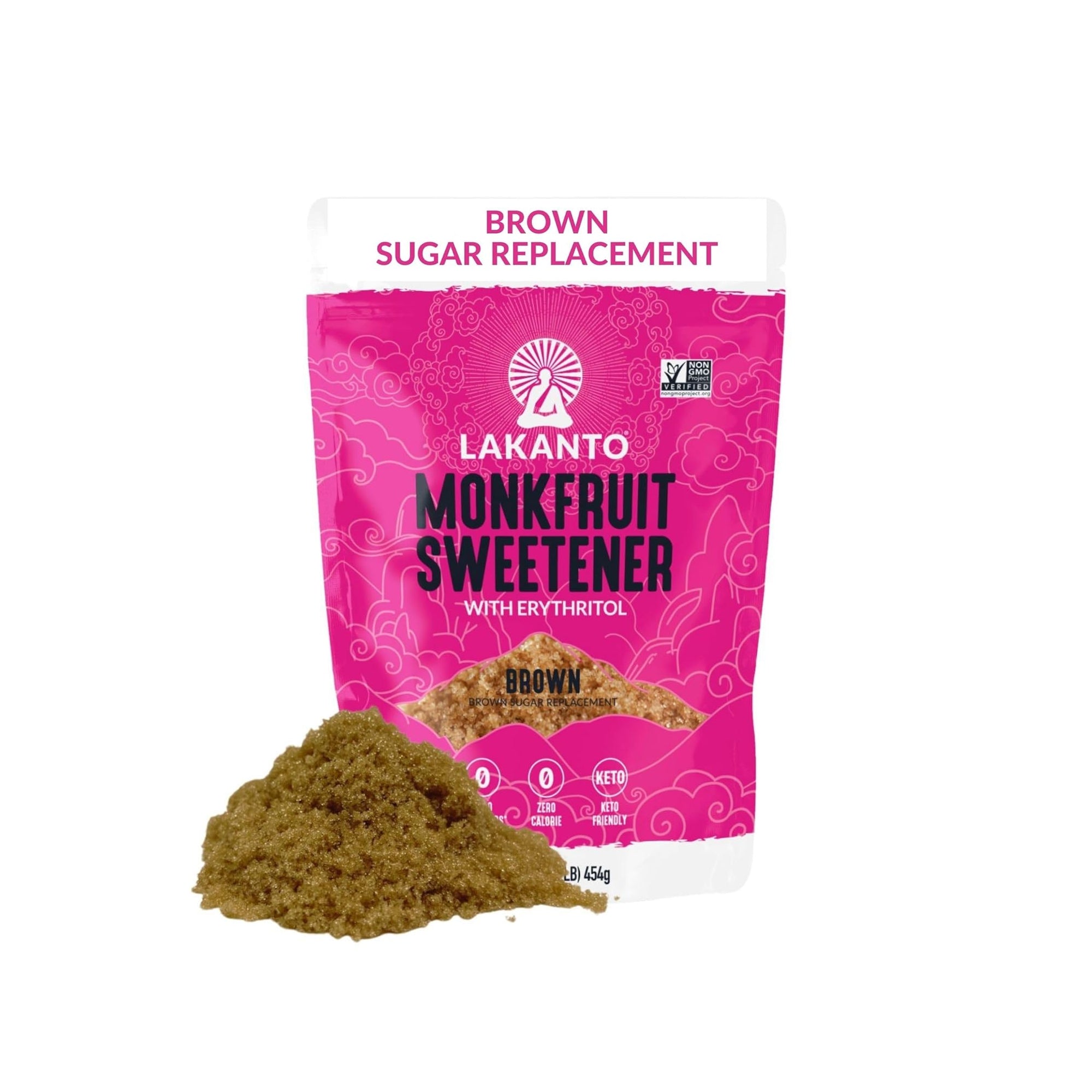 Lakanto Brown Monk Fruit Sweetener – Brown Sugar Substitute, Keto-Friendly