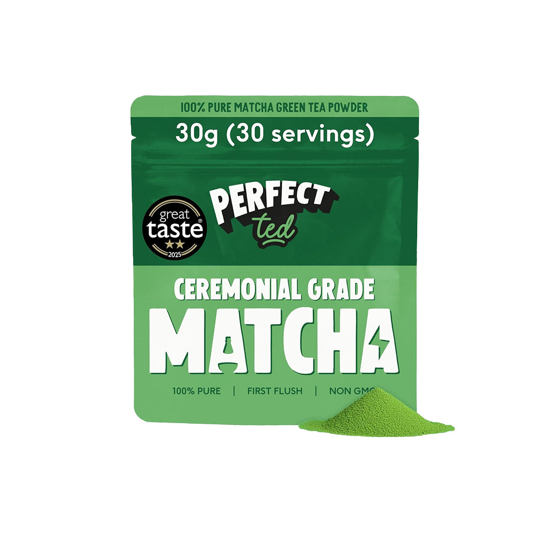 Perfect Ted Ceremonial Grade Matcha Green Tea Powder – Organic Single-Origin Uji Japan (30g)