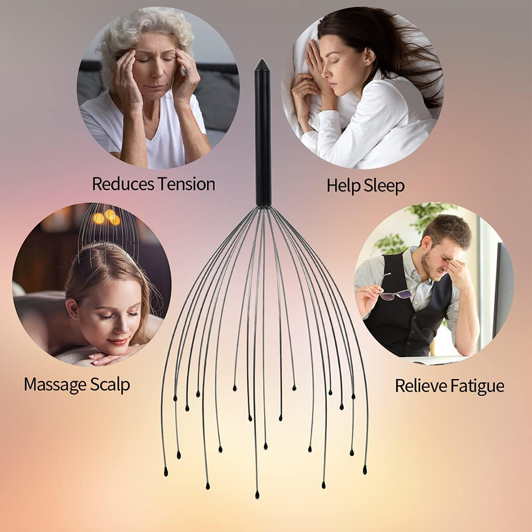 SVJETIQ Head Massager 2 Pack Scalp Relaxation Tool