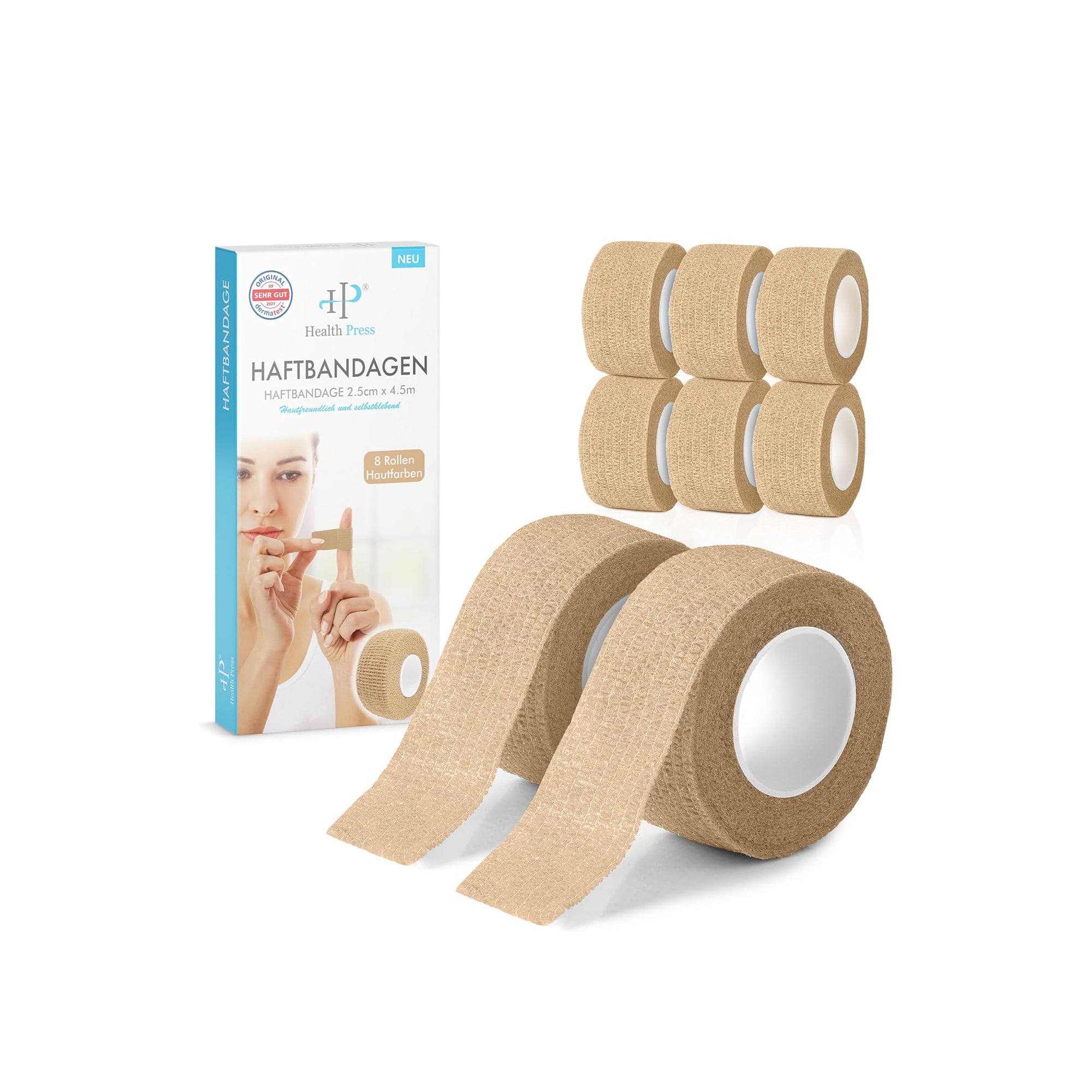 Health Press Self-Adhesive Finger Plaster Roll ƒ?? Waterproof Elastic Bandage Tape