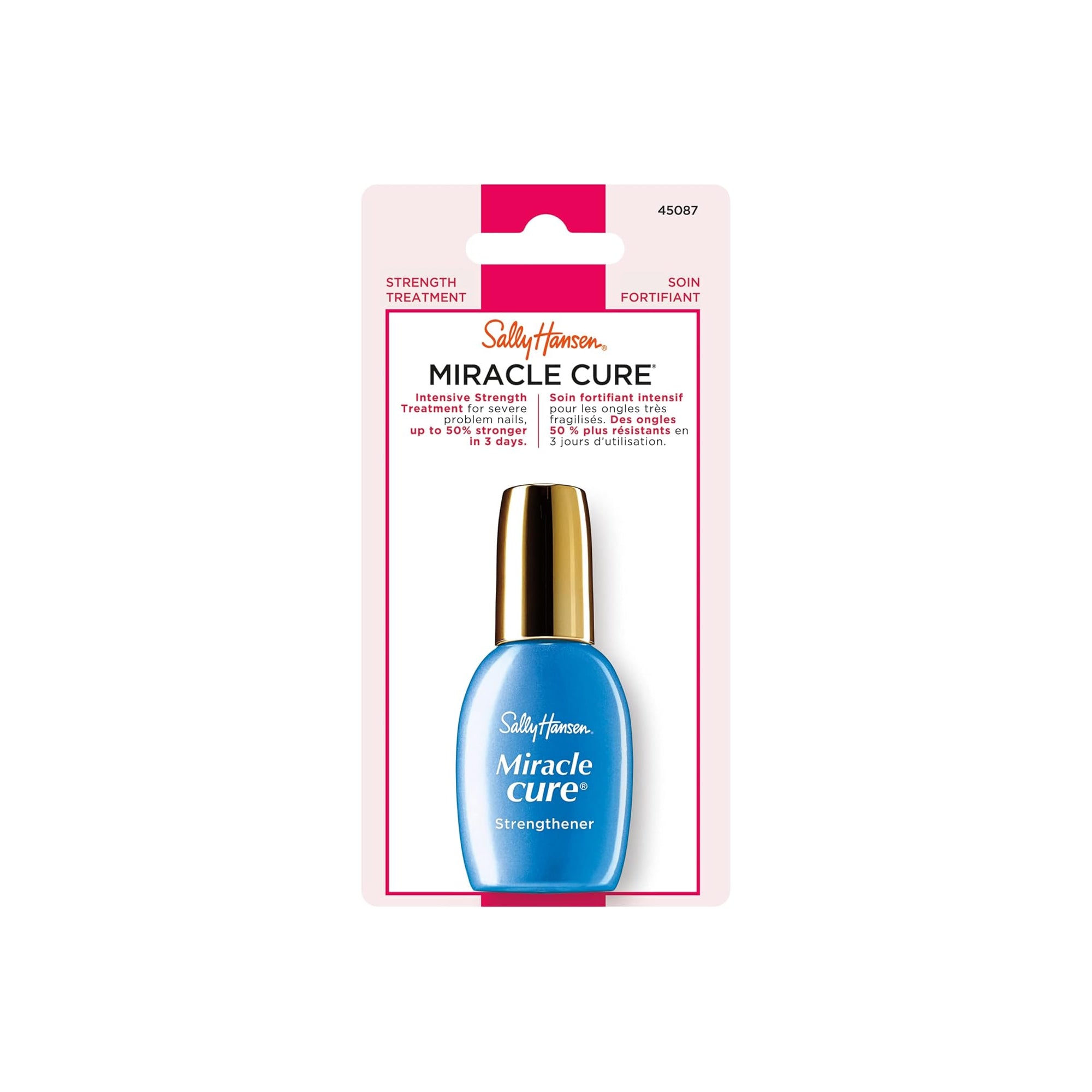 Sally Hansen Miracle Cure Nail Treatment – Strengthening & Repair for Weak Nails 0.45 fl oz