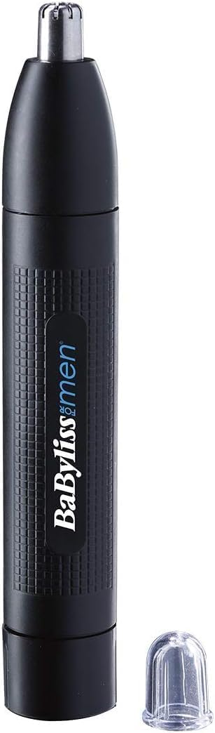 BaByliss E650SDE Battery Operated Nose and Ear Hair Trimmer for Men