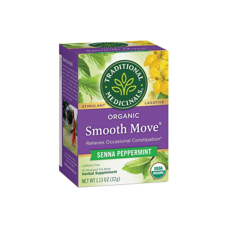 Traditional Medicinals Smooth Move Peppermint ƒ?? The "Overnight" Herbal Laxative