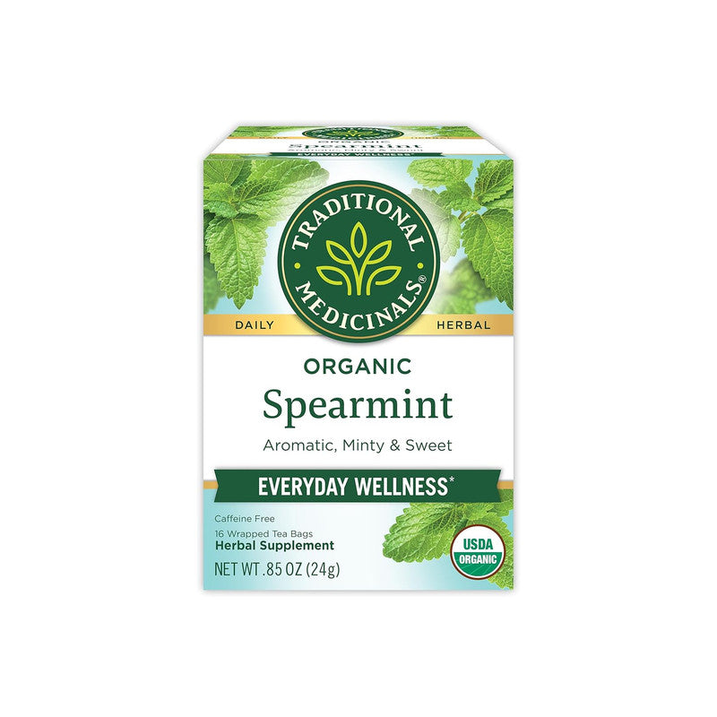 Traditional Medicinals Organic Spearmint Tea ƒ?? The "Everyday Wellness" Refresher