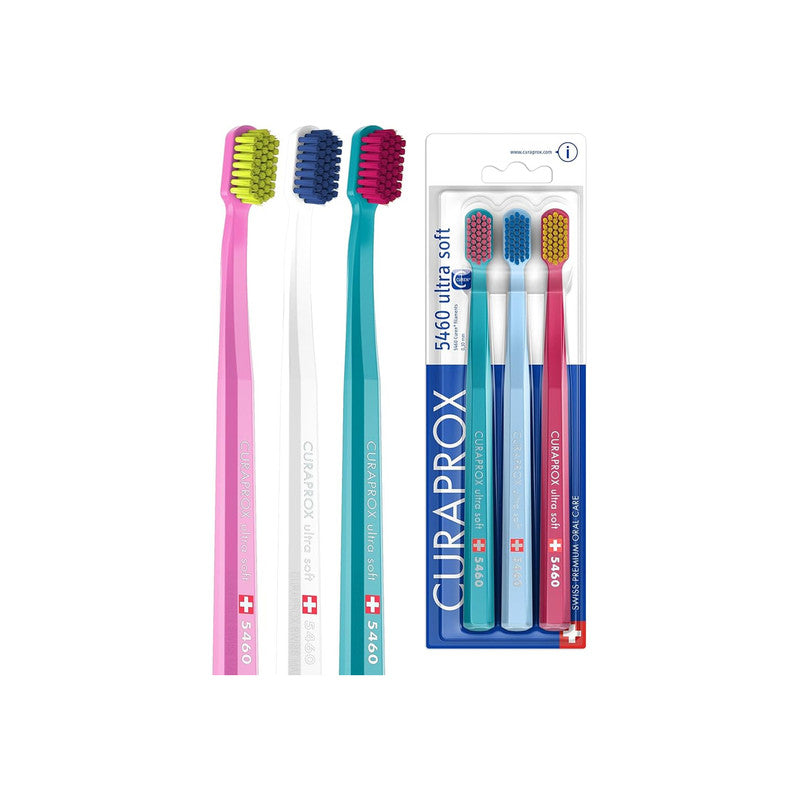 Curaprox CS 5460 Ultra-Soft Toothbrush (3-Pack) ƒ?? The "Gentle Giant" of Oral Care