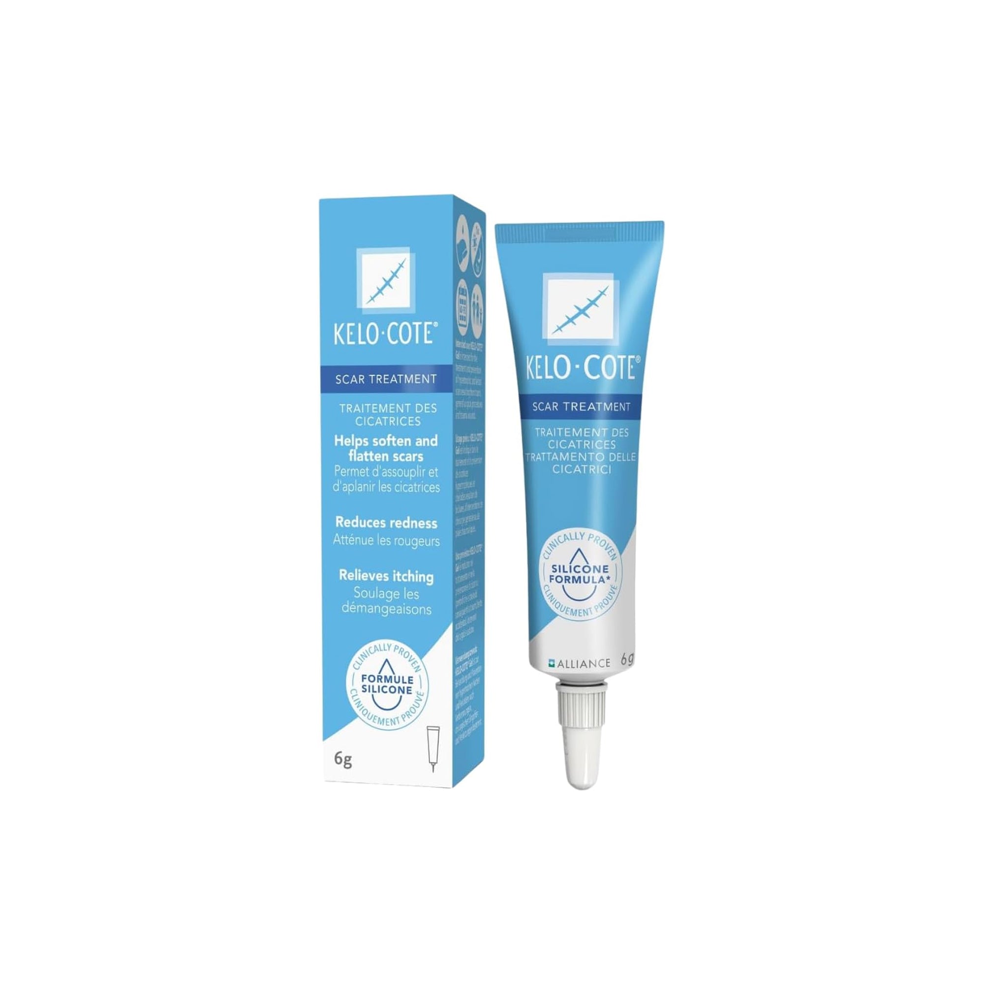 KELO-COTE Silicone Scar Gel 6g ƒ?? Treatment for Surgical & Keloid Scars