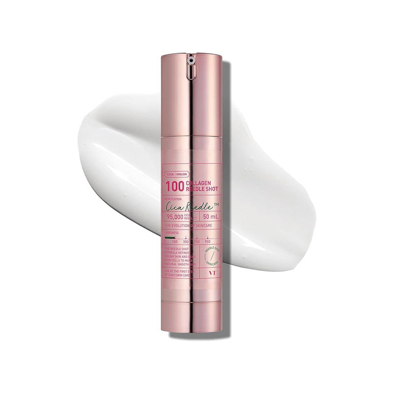 VT COSMETICS Pink Reedle Shot 100 (50ml) – The "Collagen-Infused" Micro-Needle Booster