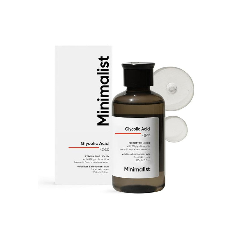 Minimalist 8% Glycolic Acid Exfoliating Toner 150ml