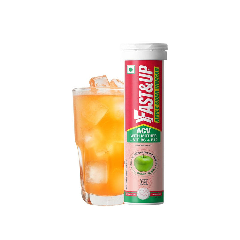 FAST&UP Apple Cider Vinegar Effervescent Tablets – The "Fizzy" Gut & Detox Booster